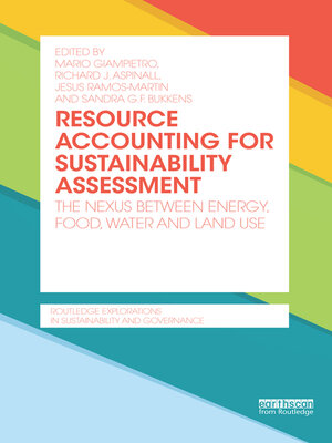 cover image of Resource Accounting for Sustainability Assessment